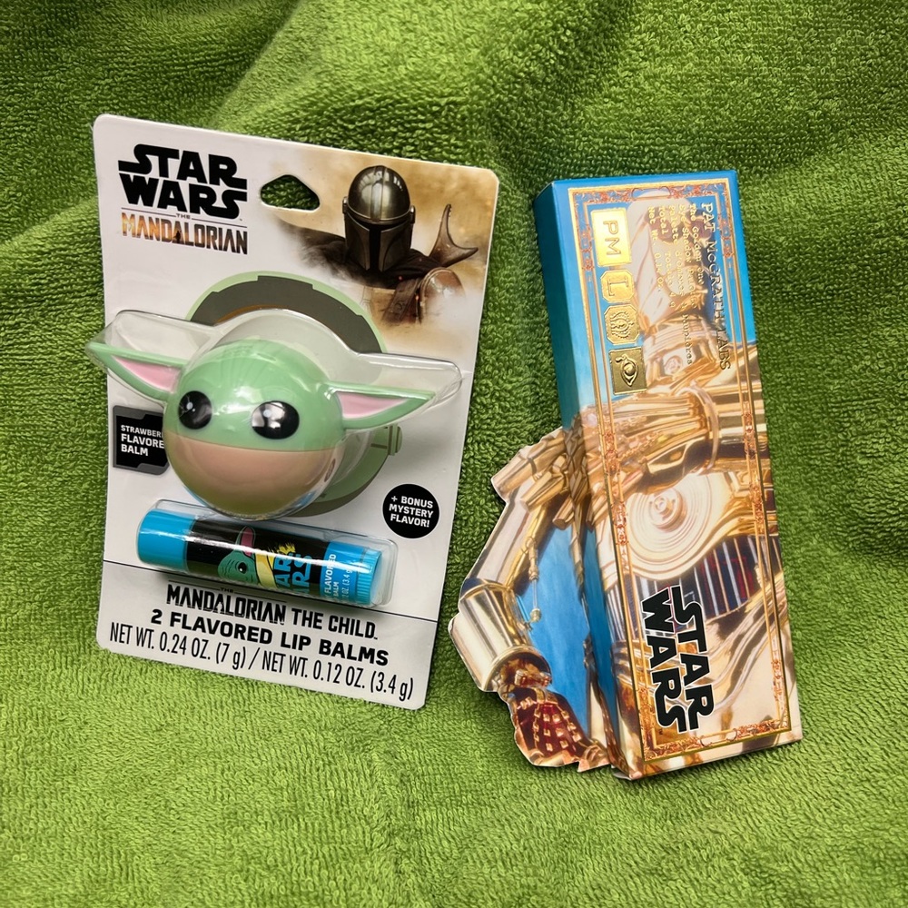 Pat Mcgrath Star Wars Palette- The Golden One +Star Wars lip balm- BNIB